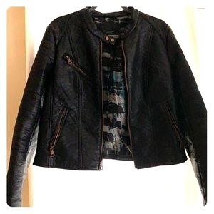 Marc New York Leather Moto Jacket